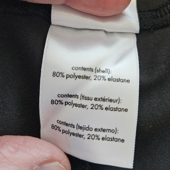 We Wore What Womens Black Lace Up Biker Shorts Sz 31 Corsette Look Athletic - Picture 13 of 14